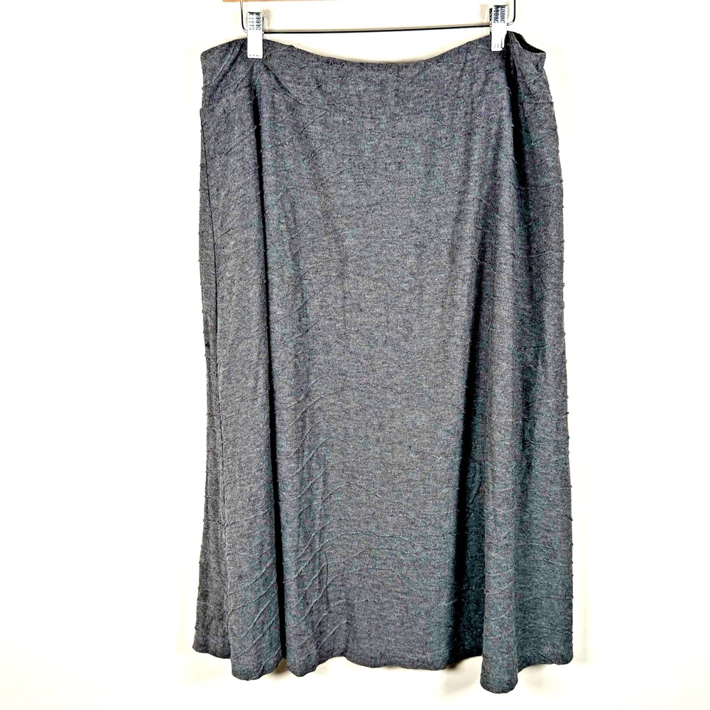 Skirt Women Gray Midi Preppy Academia Lagen‎ Base Capsule Womens 14W / 16W